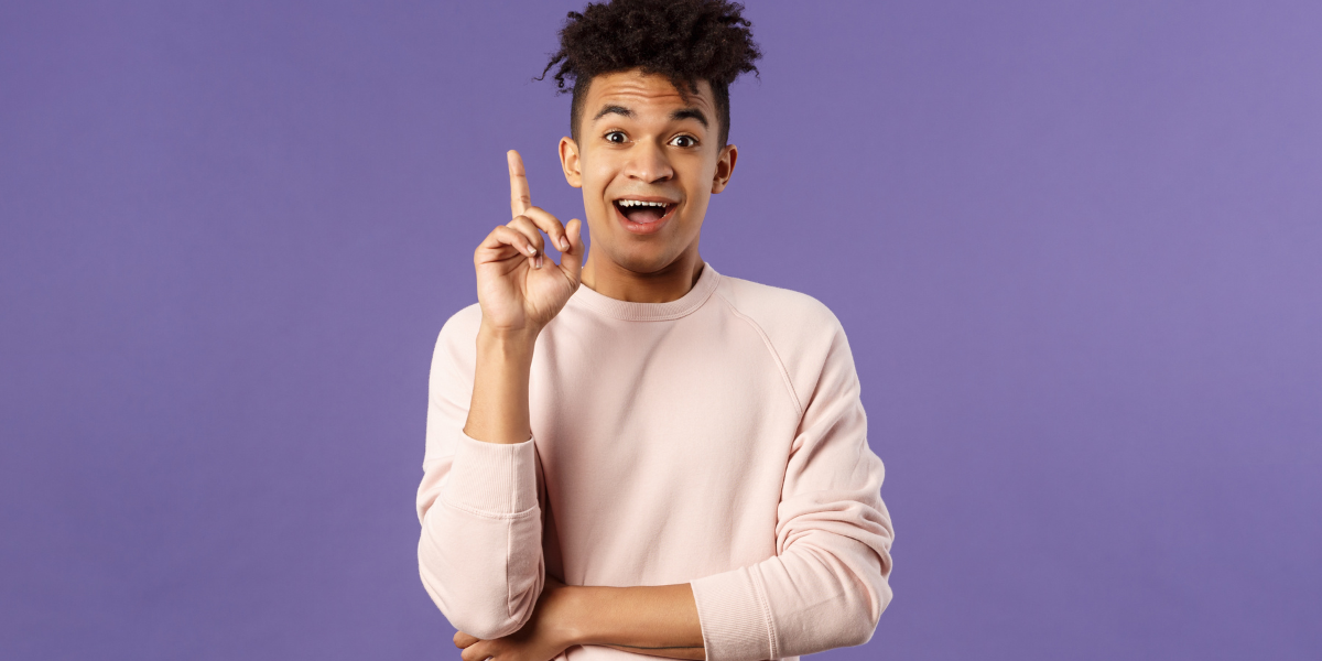 An eager man with an idea.