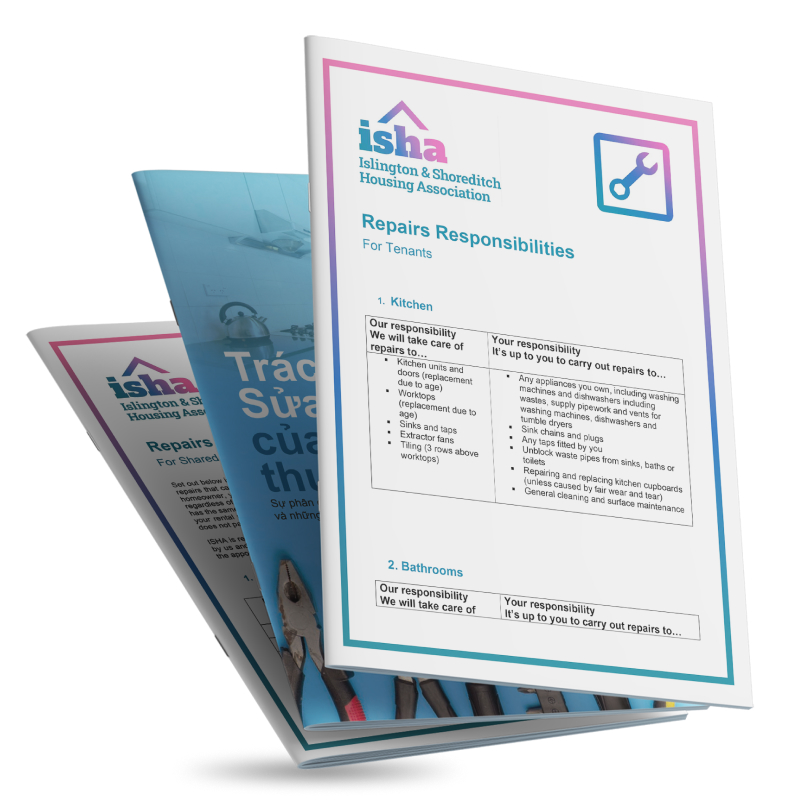 A selection of ISHA leaflets.