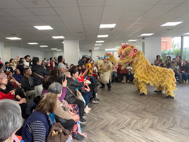 A traditional dragon dance at a Lunar New Year celebration in 2026.